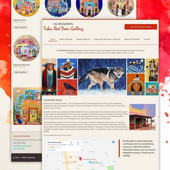 The Red Door Gallery– eCommerce for art sales